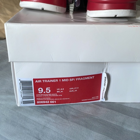 Nike Air Trainer 1 Fragment Gym Red - Picture 6 of 6